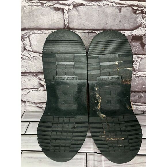 Bally Suisse Brown Suede Comfort Lace Up Casual Green Shoes Men Sz 8M US/41EU - Picture 16 of 16